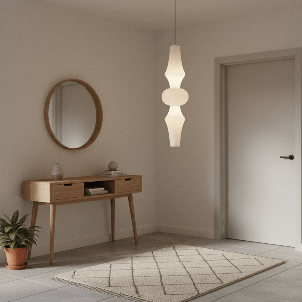 Washi Paper E Ceiling Pendant Lamp Lighting Lobby