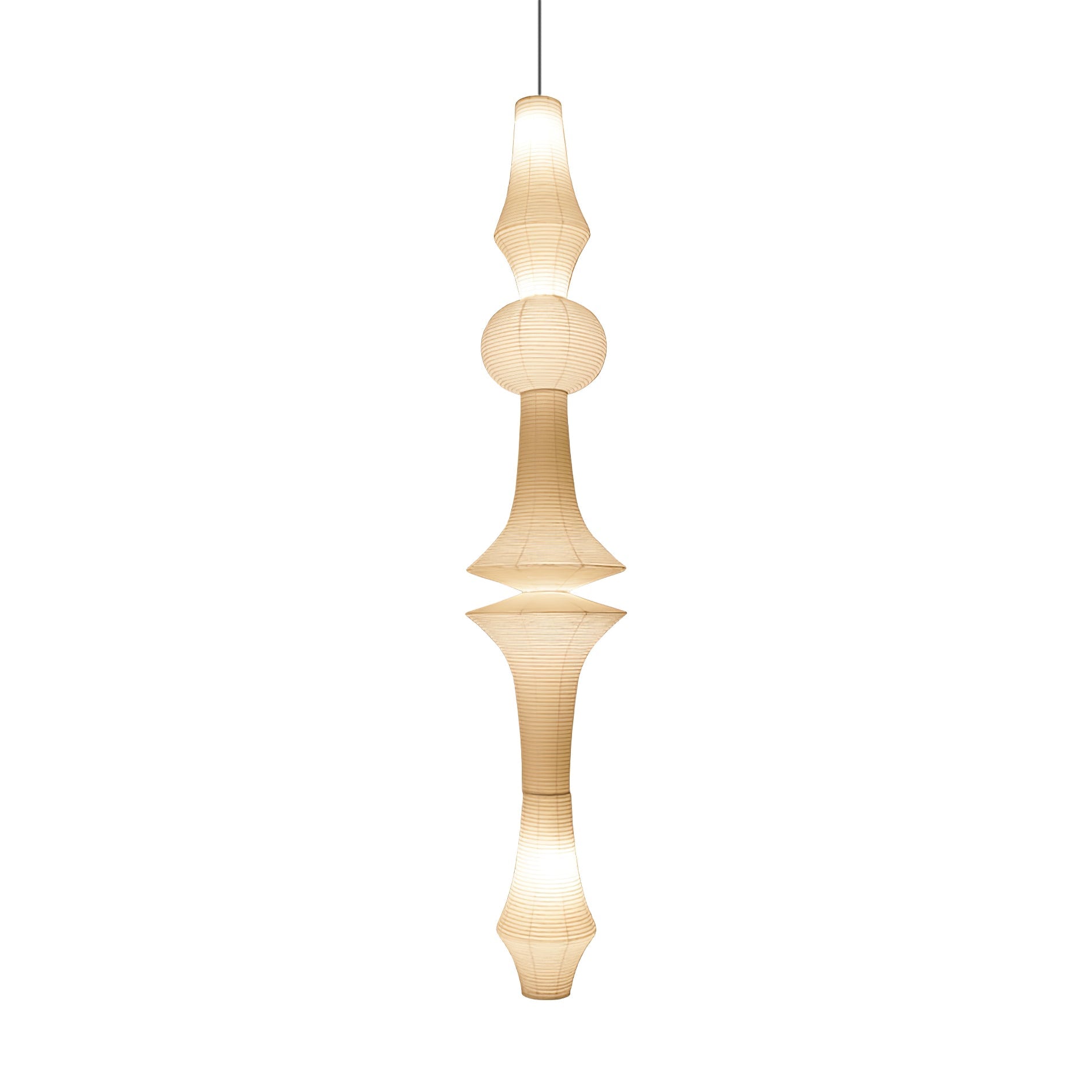 Washi Paper E Ceiling Pendant Lamp Lighting Lobby