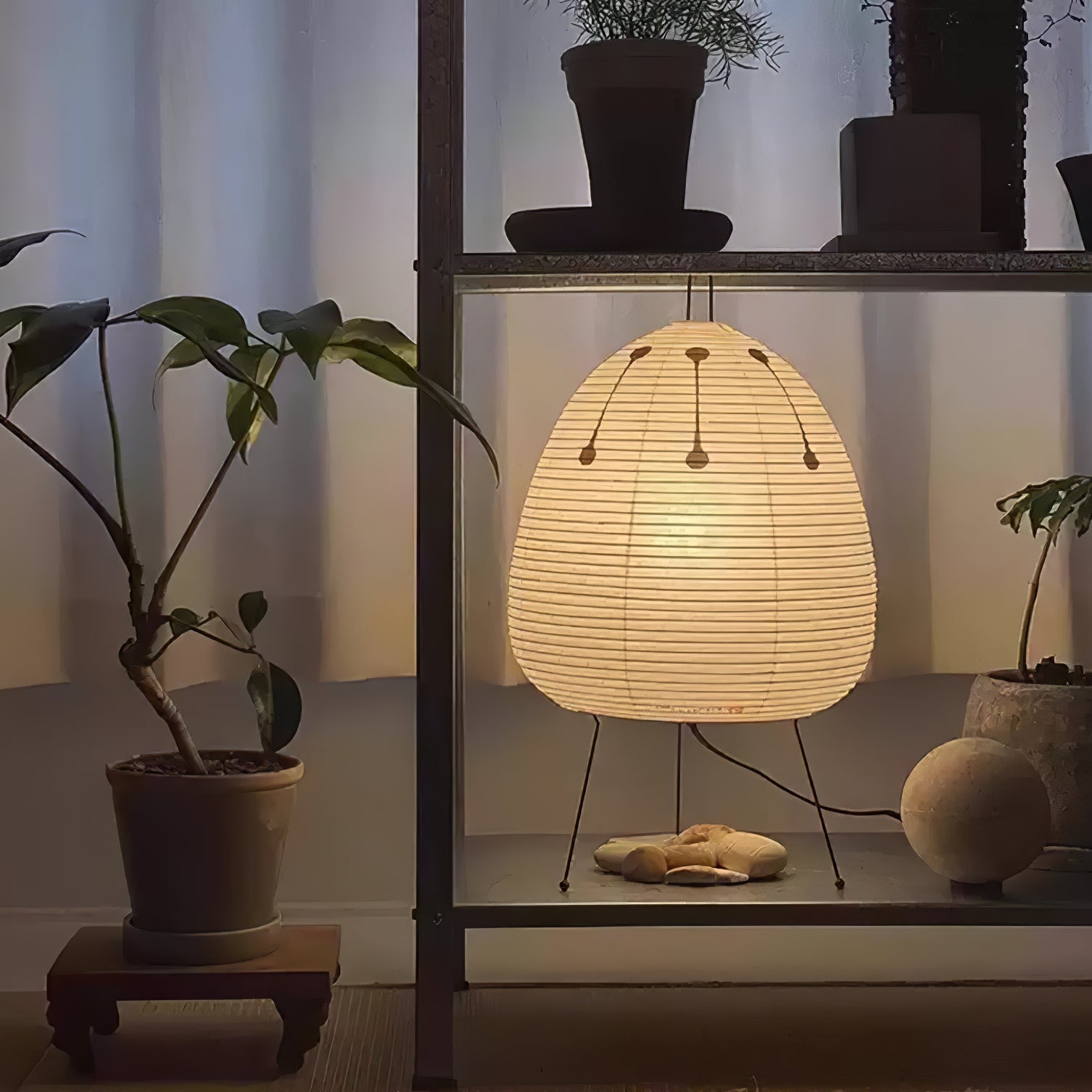 Washi Paper Table Light Lighting Lobby