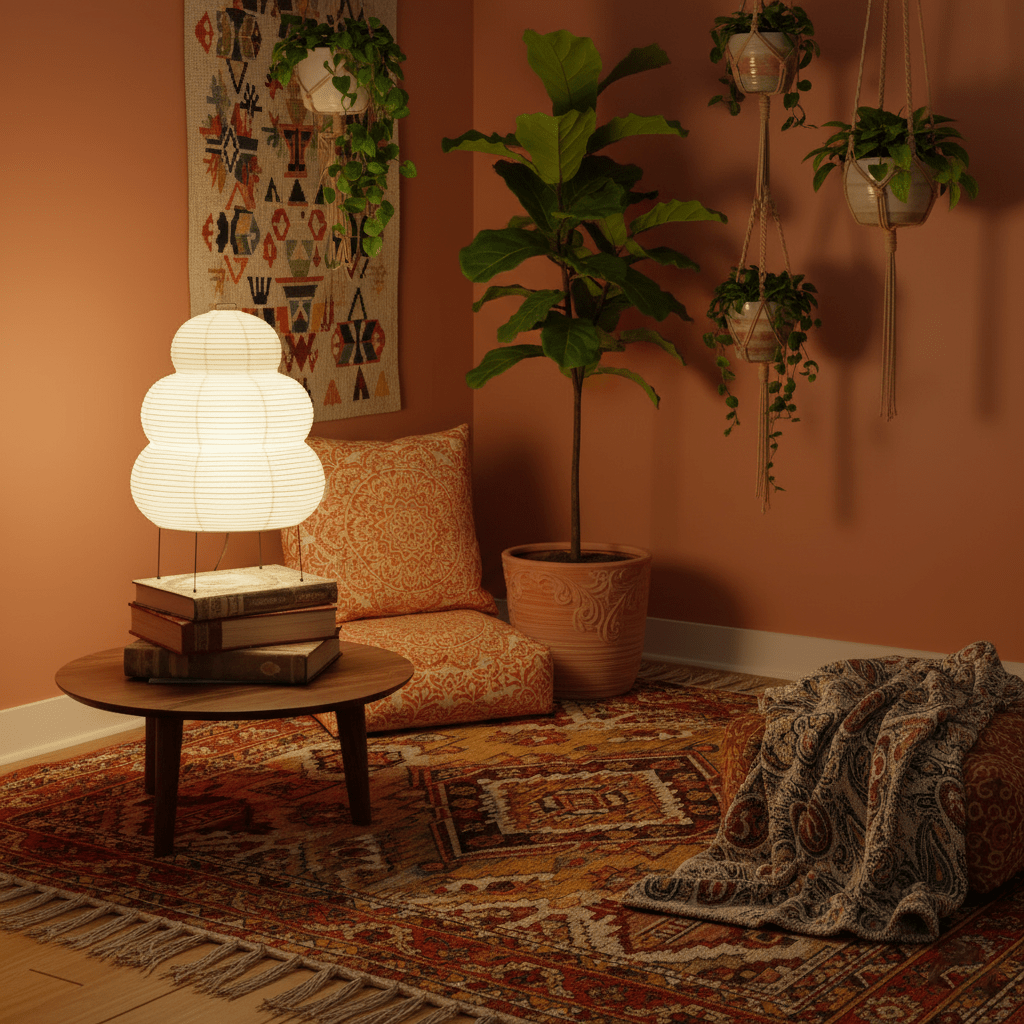 Washi Paper Table Light Lighting Lobby