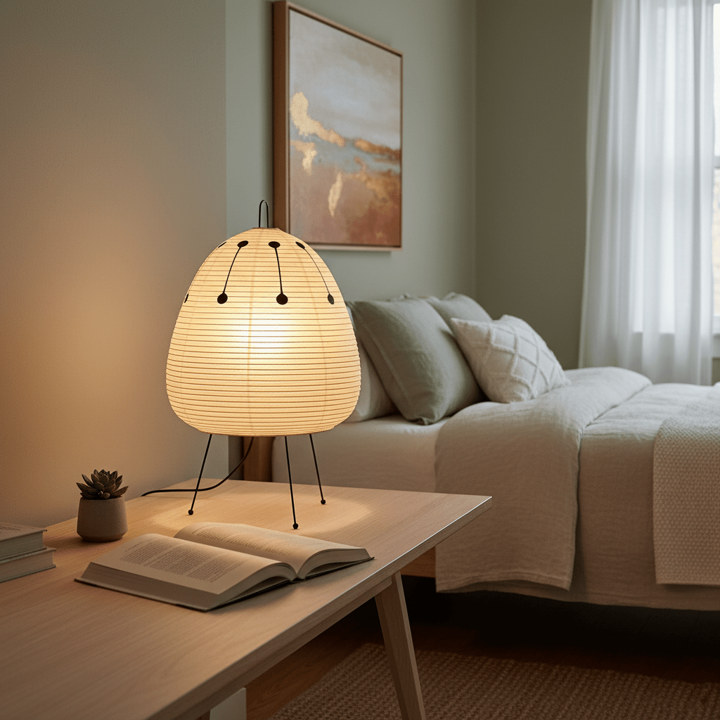 Washi Paper Table Light Lighting Lobby