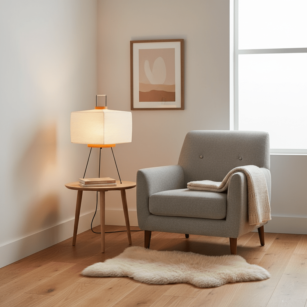 Washi Paper Table Light Lighting Lobby
