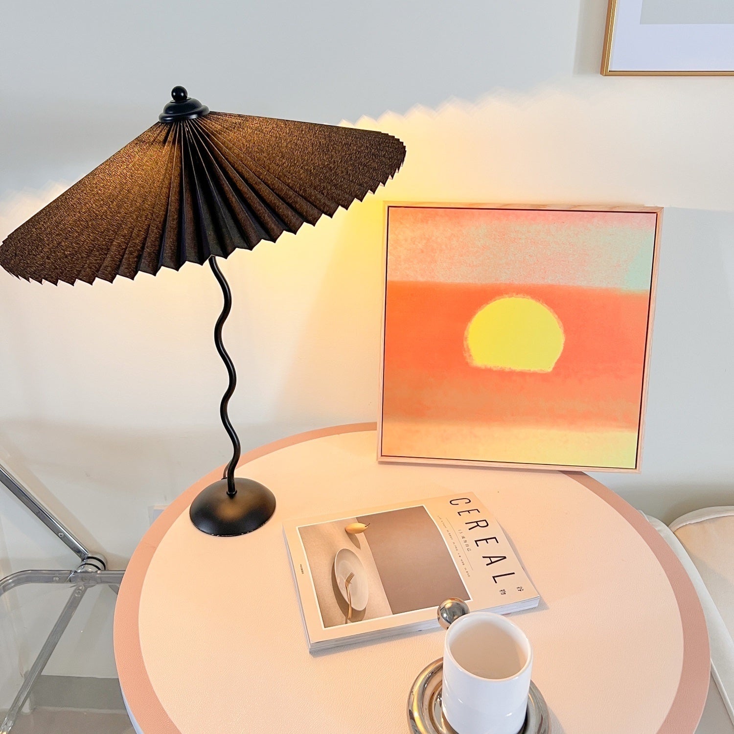 Wavy Desk Light Lighting Lobby