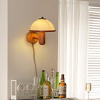 Wooden Mushroom Wall Light Lighting Lobby