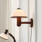 Wooden Mushroom Wall Light Lighting Lobby