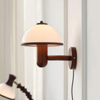 Wooden Mushroom Wall Light Lighting Lobby