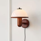 Wooden Mushroom Wall Light Lighting Lobby