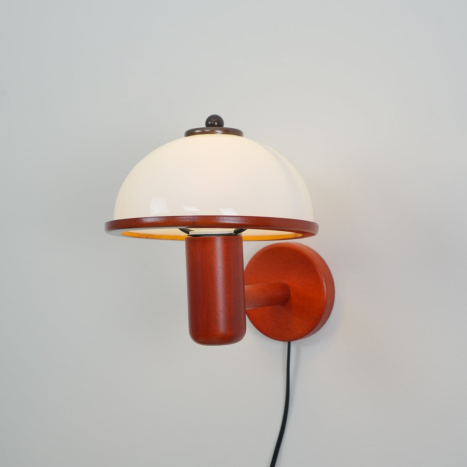 Wooden Mushroom Wall Light Lighting Lobby