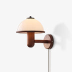 Wooden Mushroom Wall Light Lighting Lobby