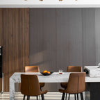 Wooden Track Pendant Light Lighting Lobby