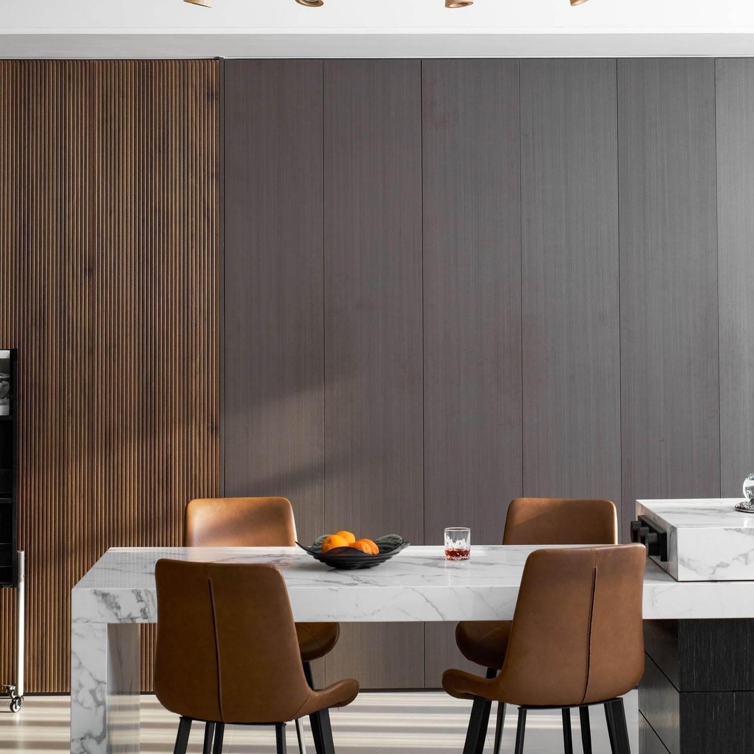 Wooden Track Pendant Light Lighting Lobby