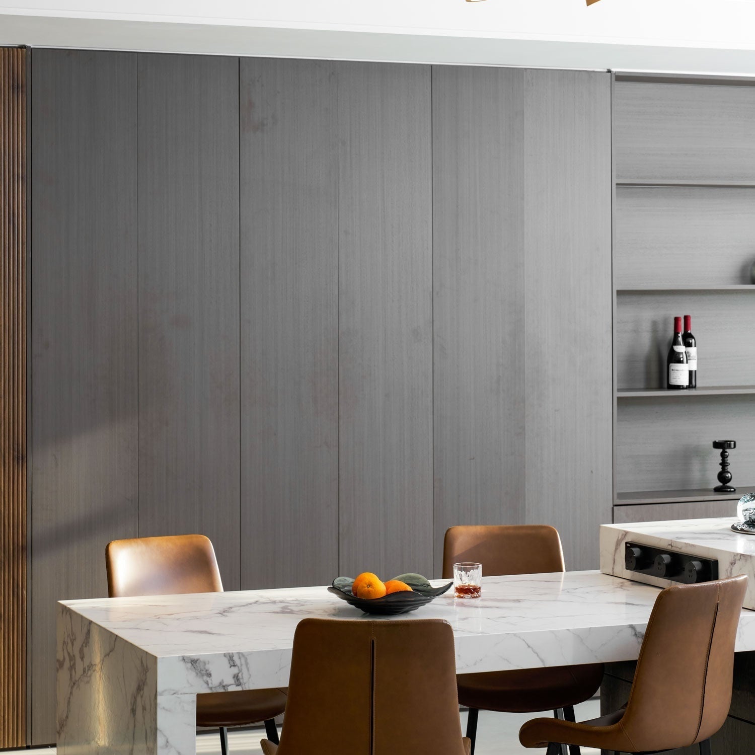 Wooden Track Pendant Light Lighting Lobby
