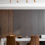 Wooden Track Pendant Light Lighting Lobby