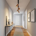 Wooden Track Pendant Light Lighting Lobby