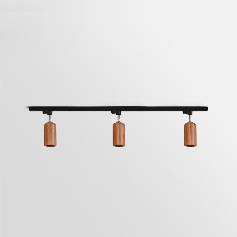 Wooden Track Pendant Light Lighting Lobby