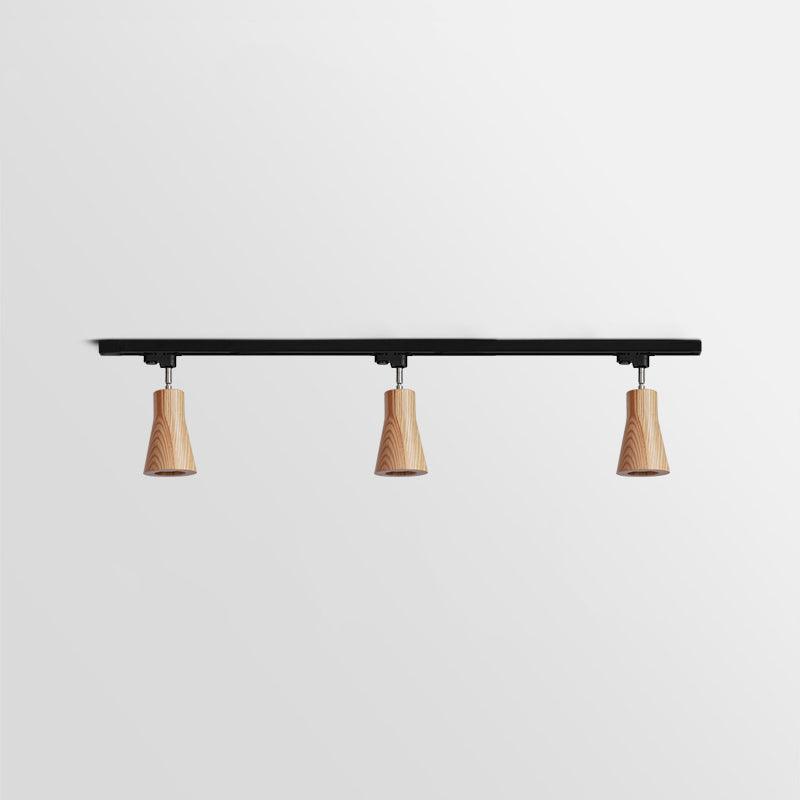 Wooden Track Pendant Light Lighting Lobby