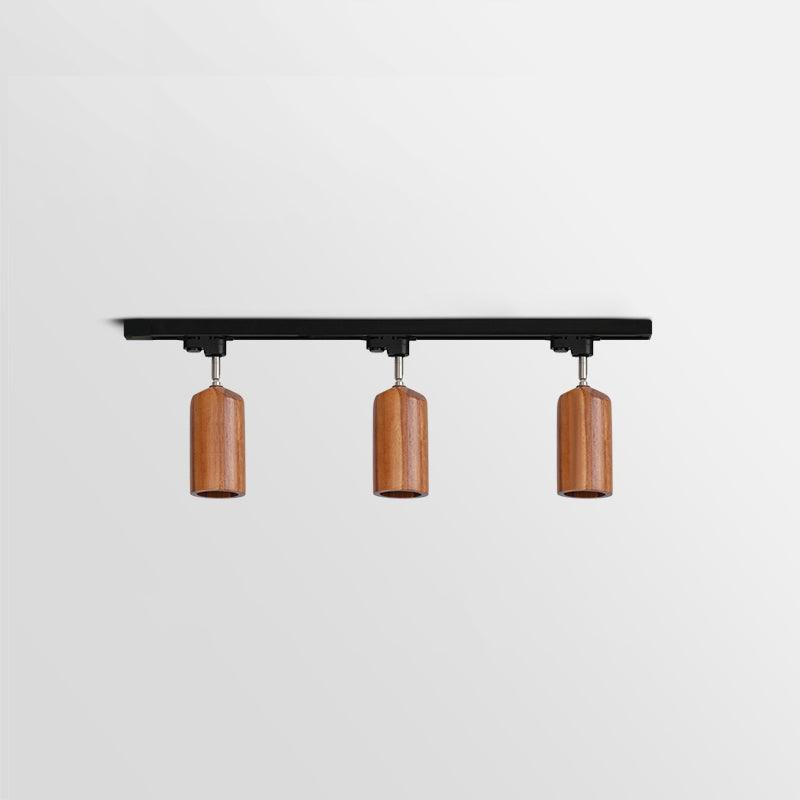 Wooden Track Pendant Light Lighting Lobby