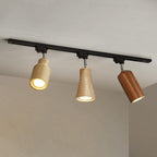 Wooden Track Pendant Light Lighting Lobby