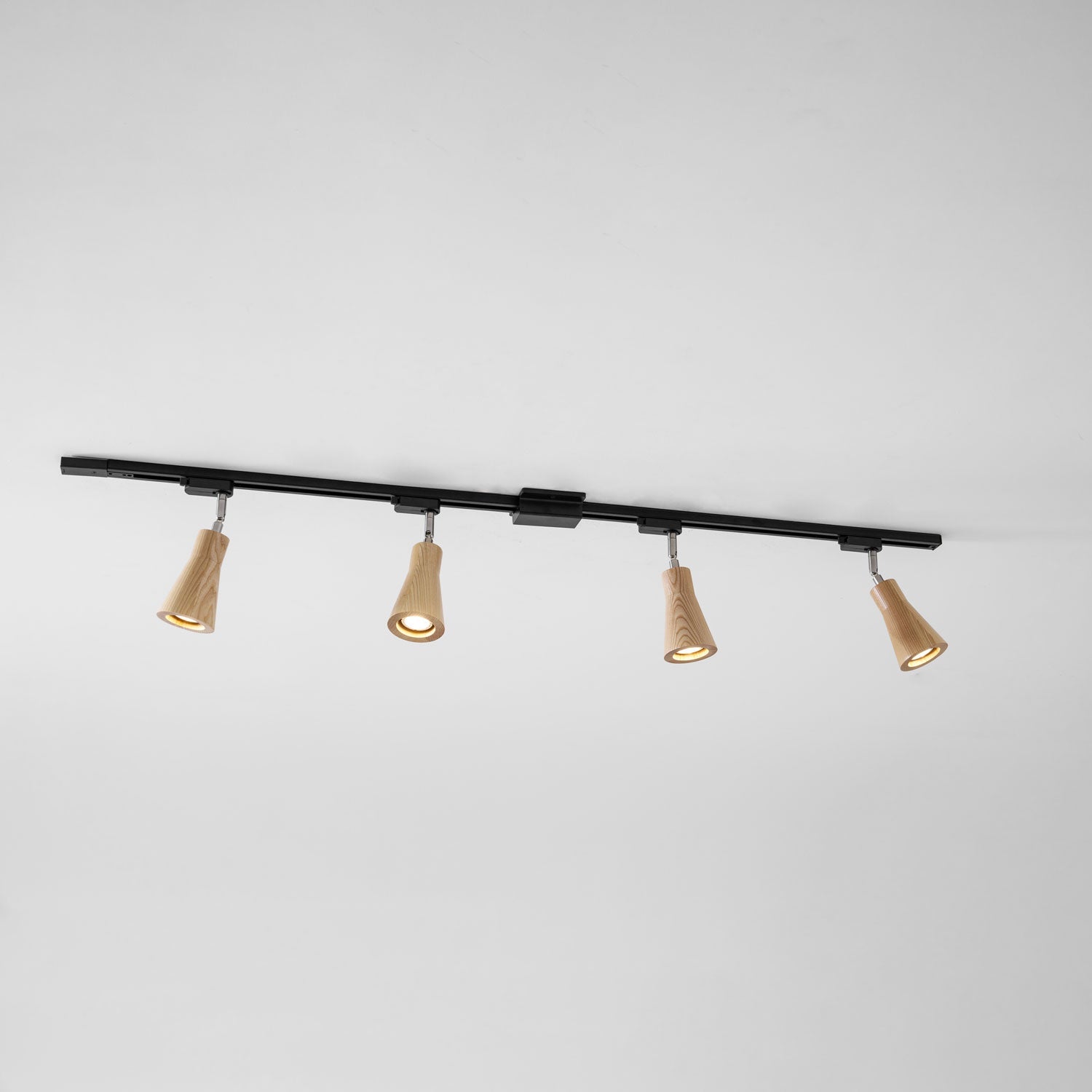 Wooden Track Pendant Light Lighting Lobby