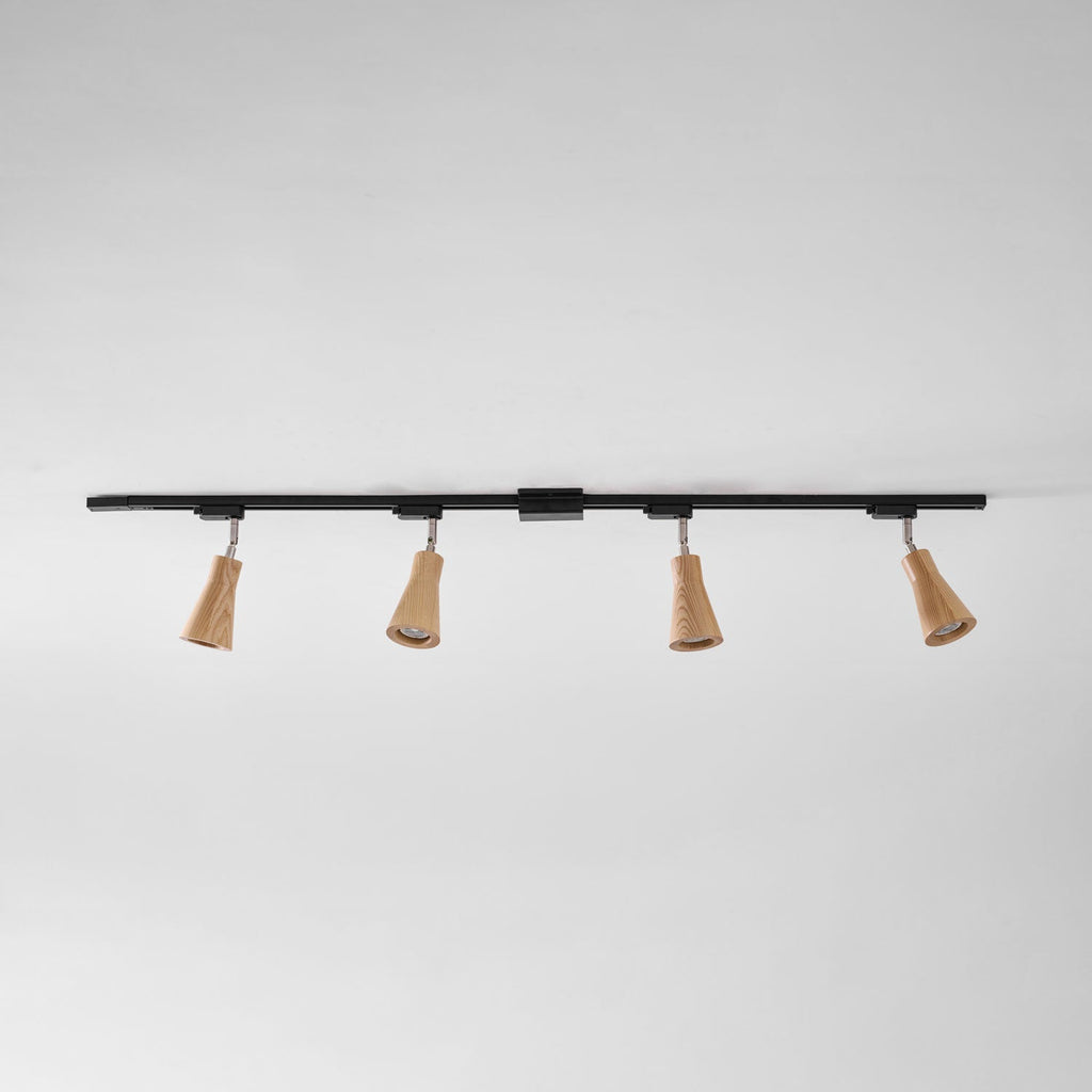 Wooden Track Pendant Light Lighting Lobby
