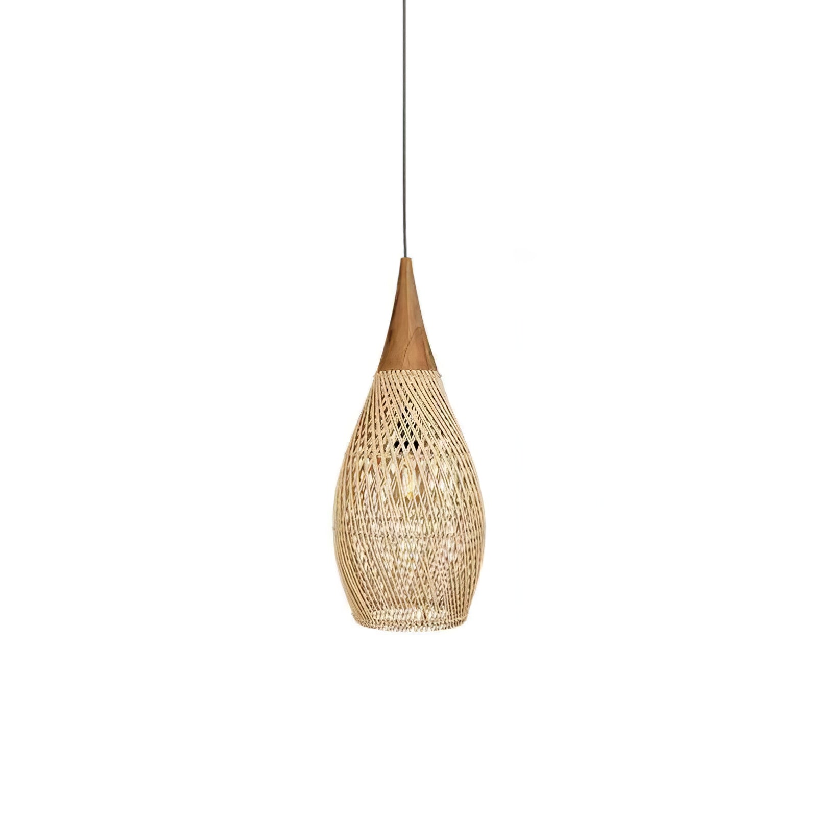 Woven Rattan Ceiling Light Lighting Lobby