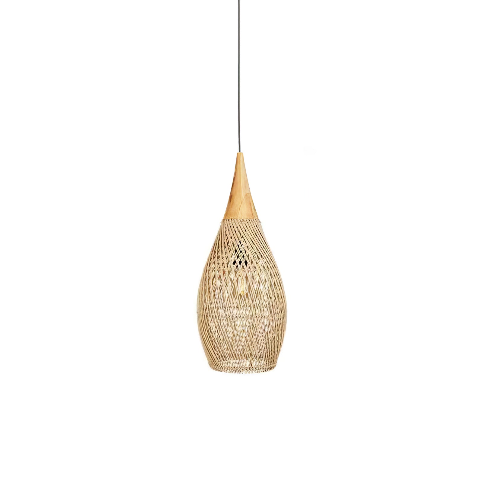 Woven Rattan Ceiling Light Lighting Lobby