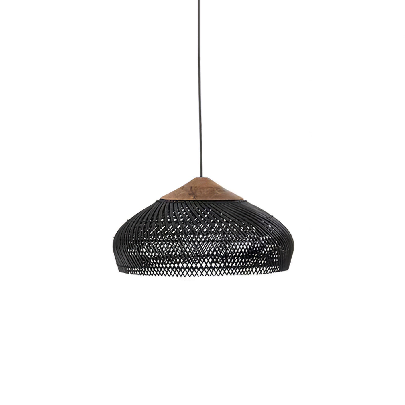 Woven Rattan Ceiling Light Lighting Lobby