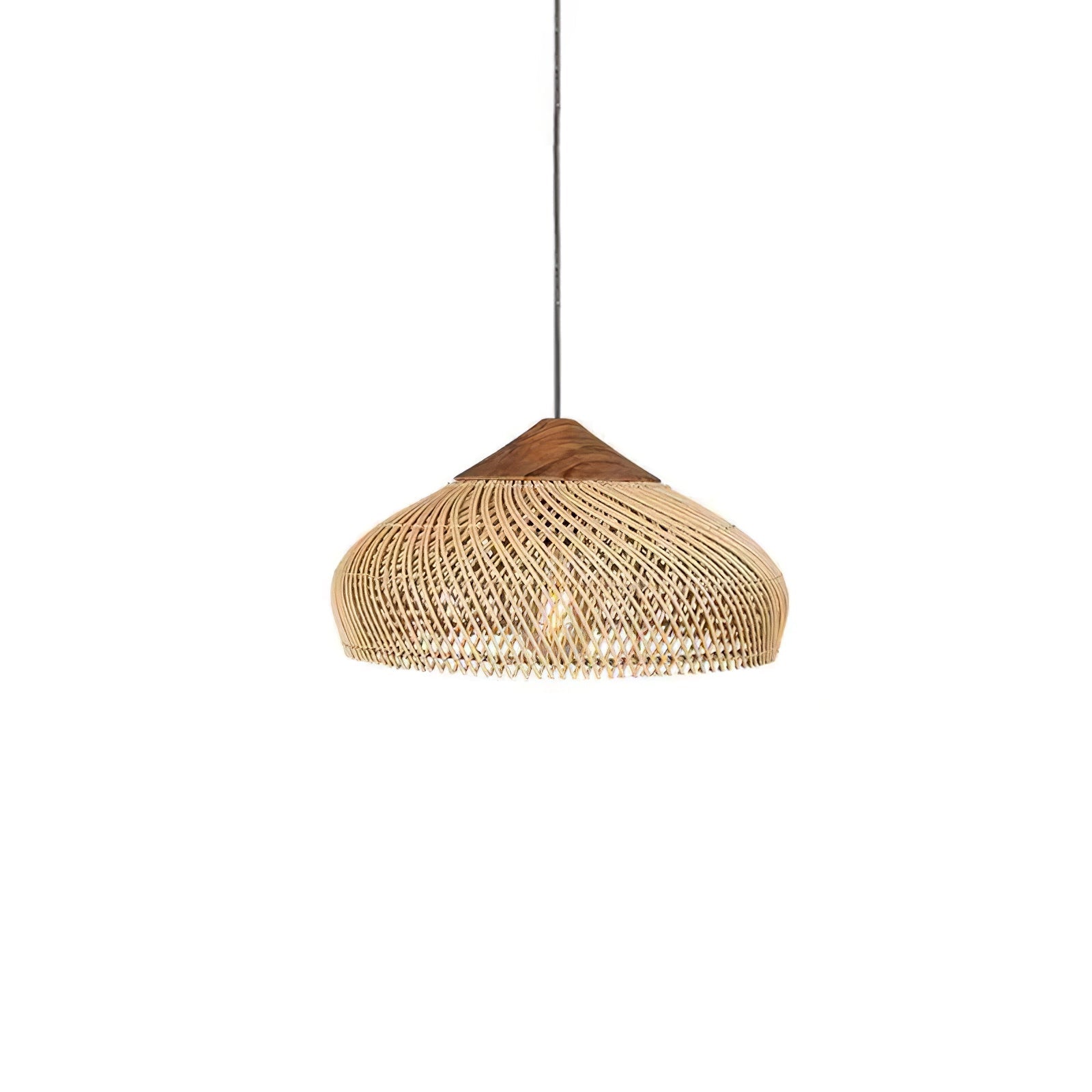 Woven Rattan Ceiling Light Lighting Lobby
