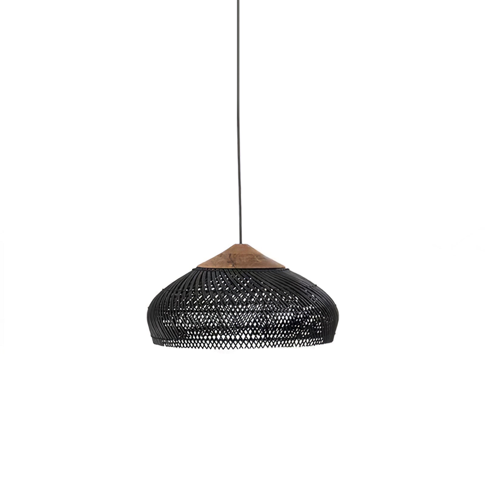 Woven Rattan Ceiling Light Lighting Lobby