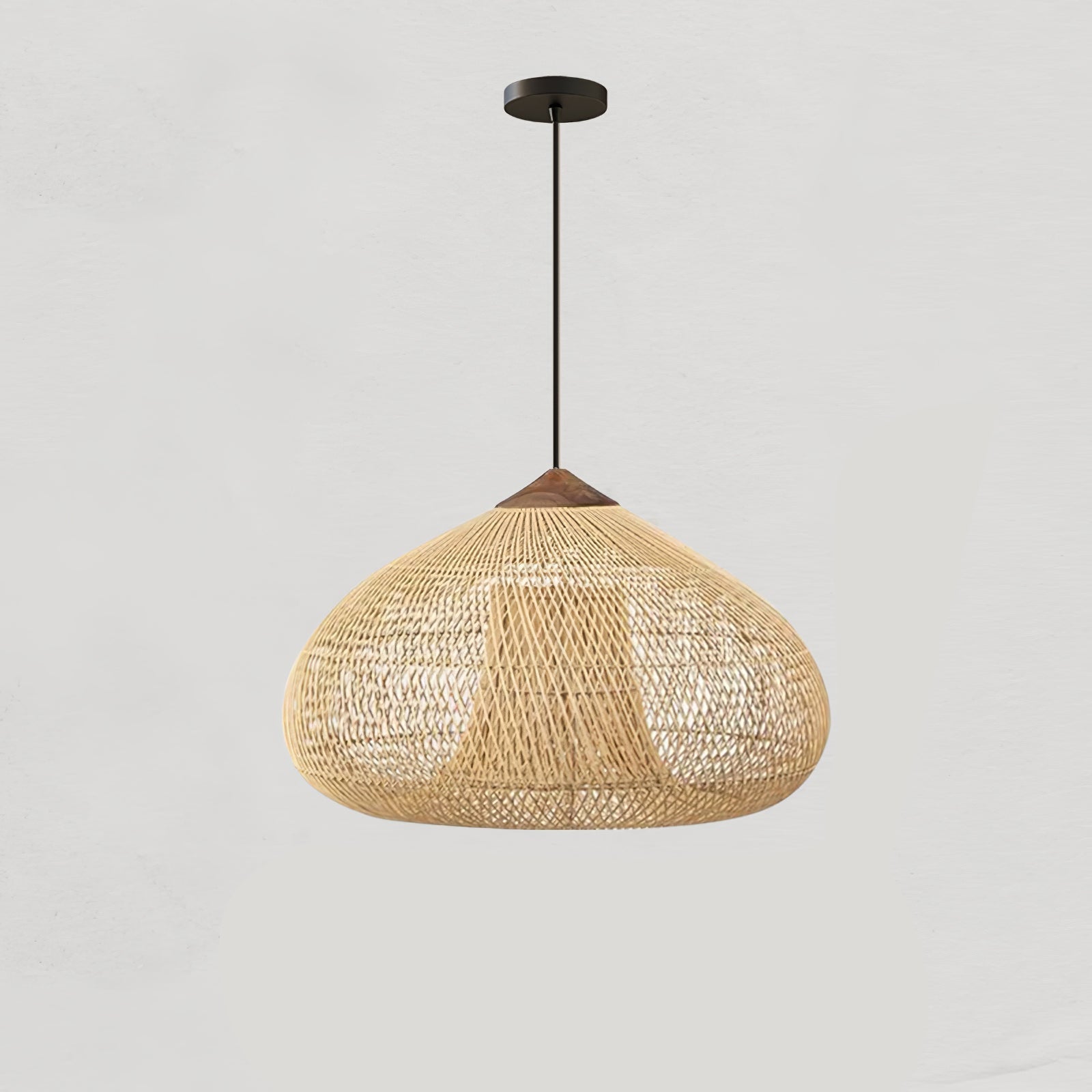 Woven Rattan Ceiling Light Lighting Lobby