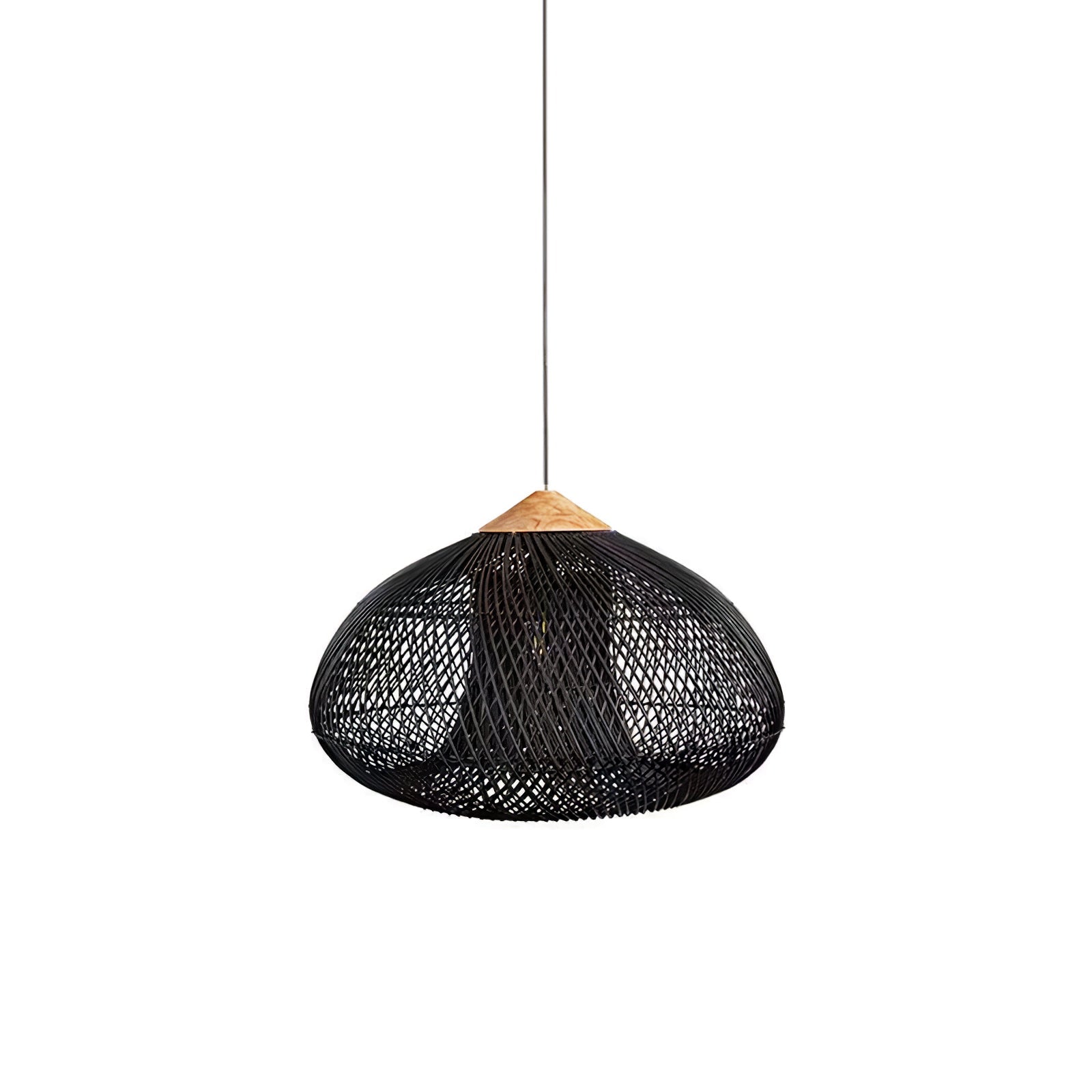 Woven Rattan Ceiling Light Lighting Lobby