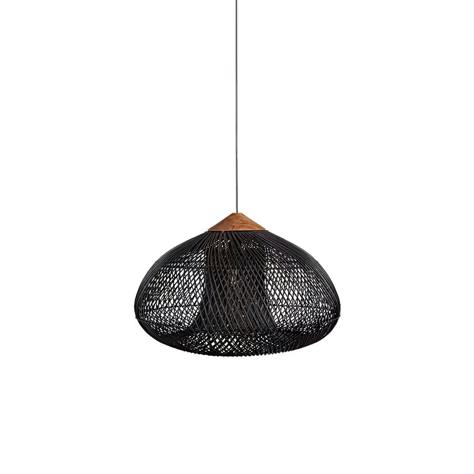 Woven Rattan Ceiling Light Lighting Lobby