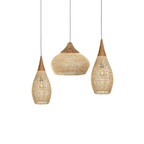 Woven Rattan Ceiling Light Lighting Lobby