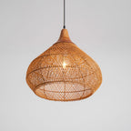 Woven Rattan Ceiling Light Lighting Lobby