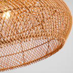 Woven Rattan Ceiling Light Lighting Lobby