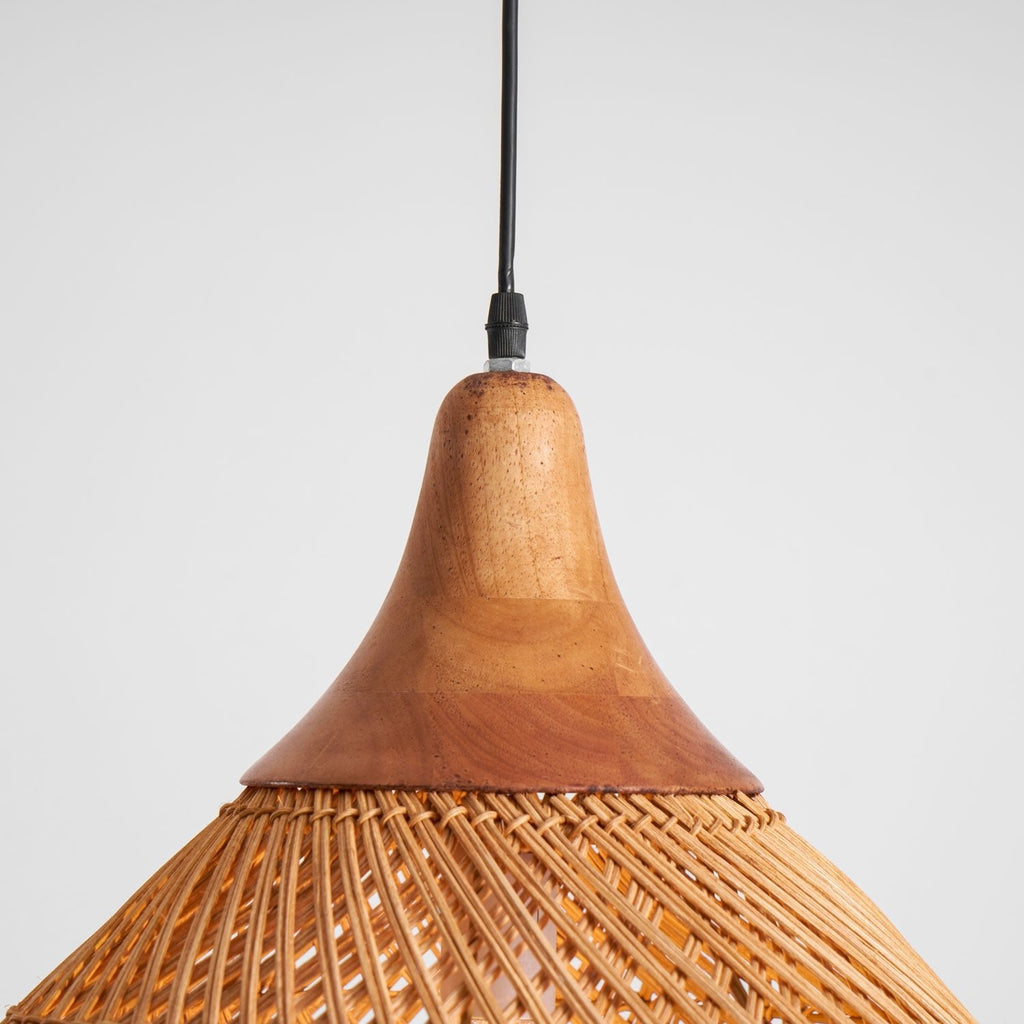Woven Rattan Ceiling Light Lighting Lobby