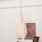 Woven Rattan Ceiling Light Lighting Lobby