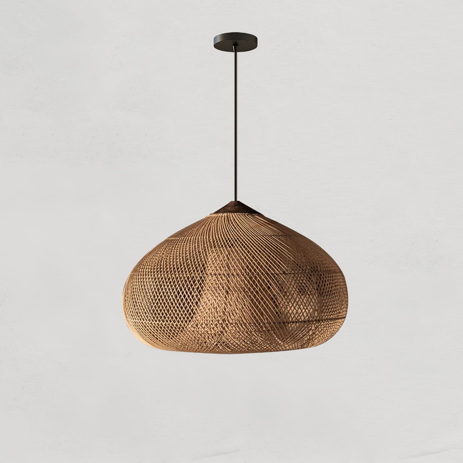 Woven Rattan Ceiling Light Lighting Lobby