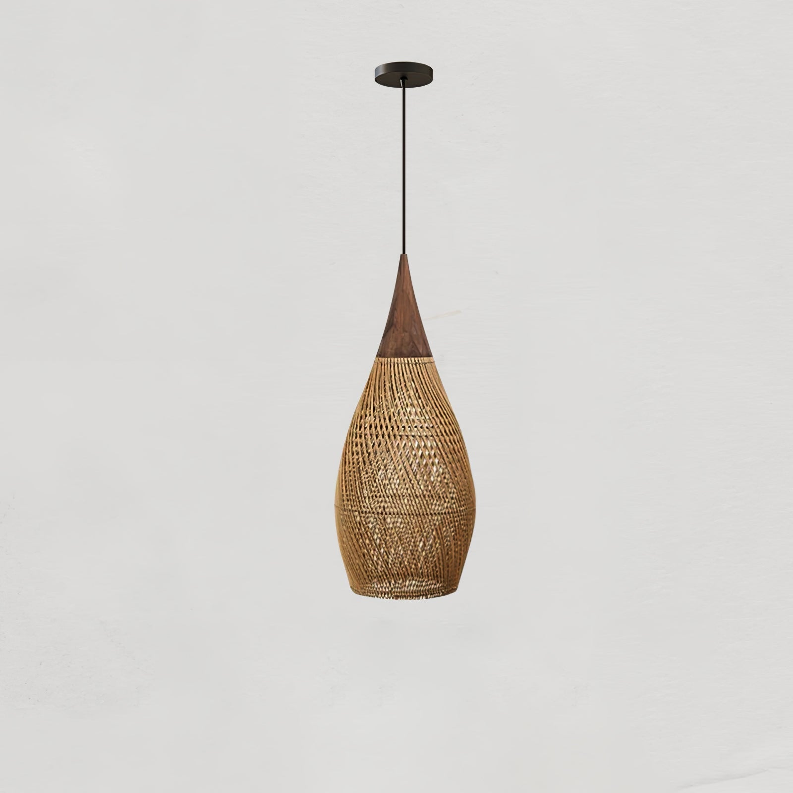Woven Rattan Ceiling Light Lighting Lobby