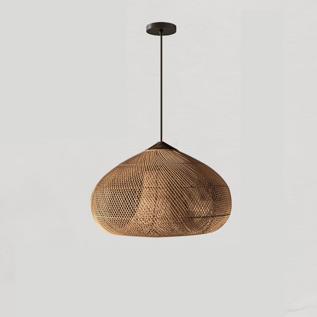 Woven Rattan Ceiling Light Lighting Lobby