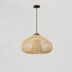 Woven Rattan Ceiling Light Lighting Lobby