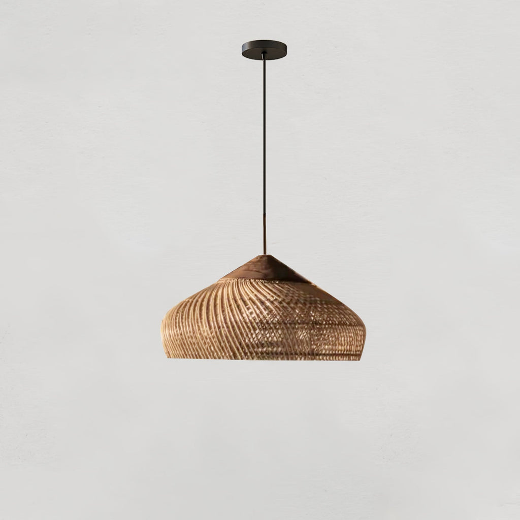 Woven Rattan Ceiling Light Lighting Lobby