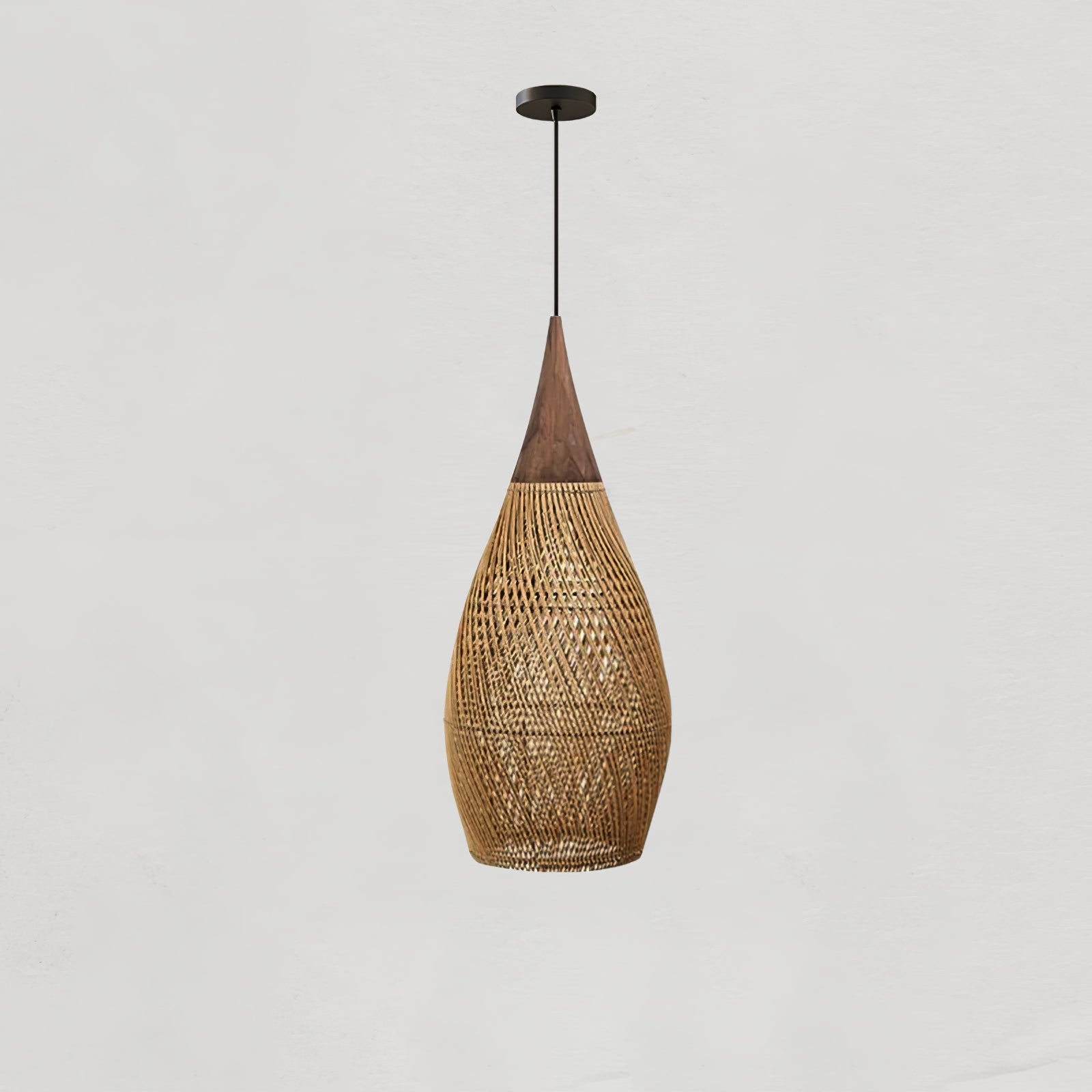 Woven Rattan Ceiling Light Lighting Lobby