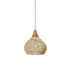 Woven Rattan Ceiling Light Lighting Lobby