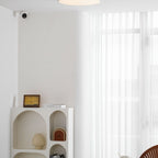 Zara Circular Wooden Suspension Light Lighting Lobby