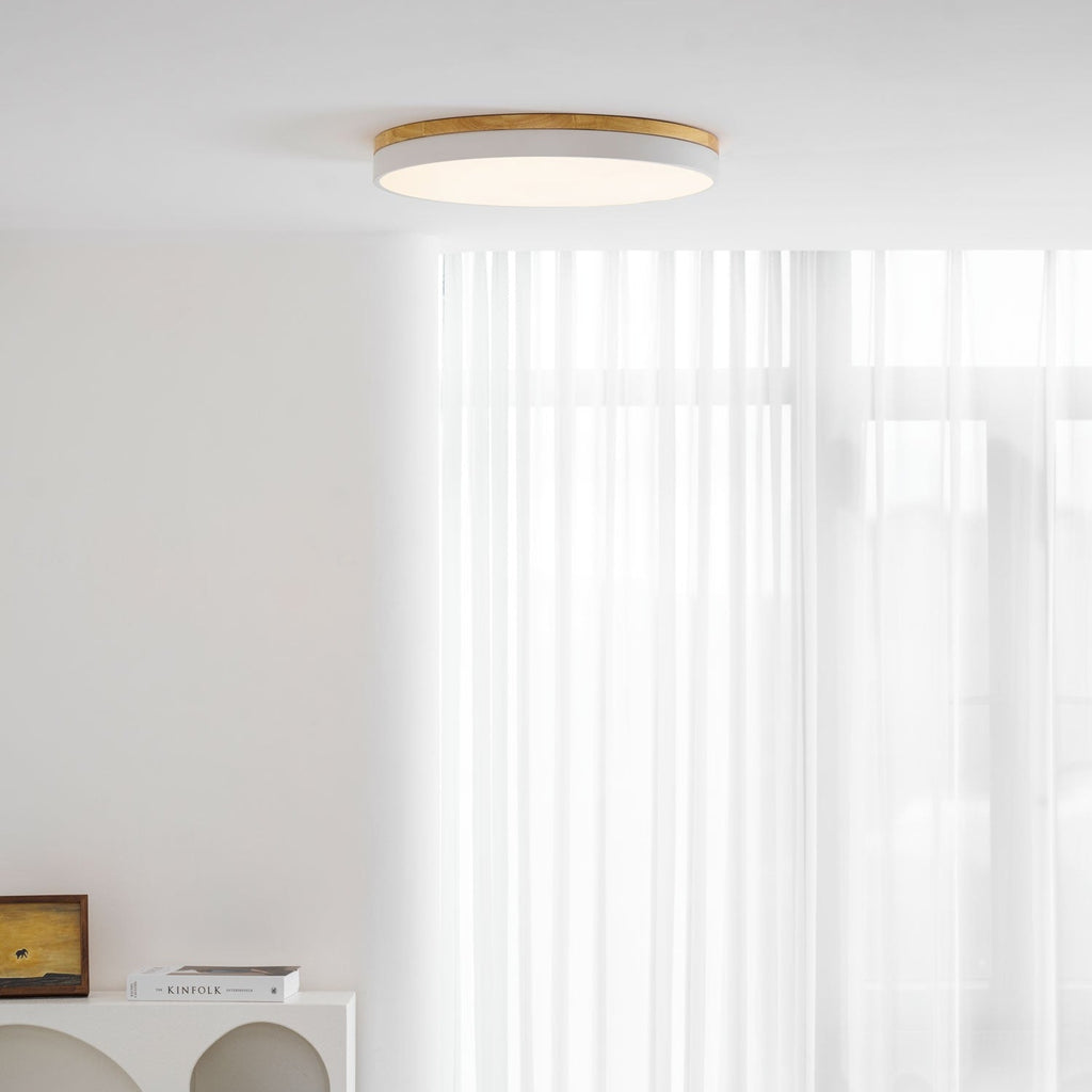 Zara Circular Wooden Suspension Light Lighting Lobby