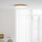 Zara Circular Wooden Suspension Light Lighting Lobby