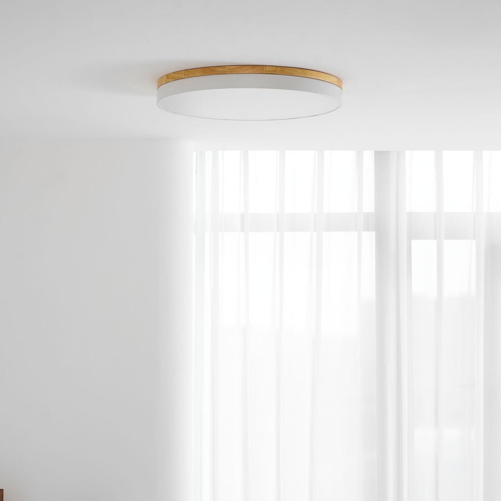 Zara Circular Wooden Suspension Light Lighting Lobby