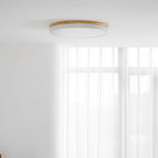 Zara Circular Wooden Suspension Light Lighting Lobby