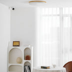 Zara Circular Wooden Suspension Light Lighting Lobby